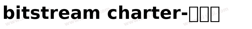 bitstream charter字体转换